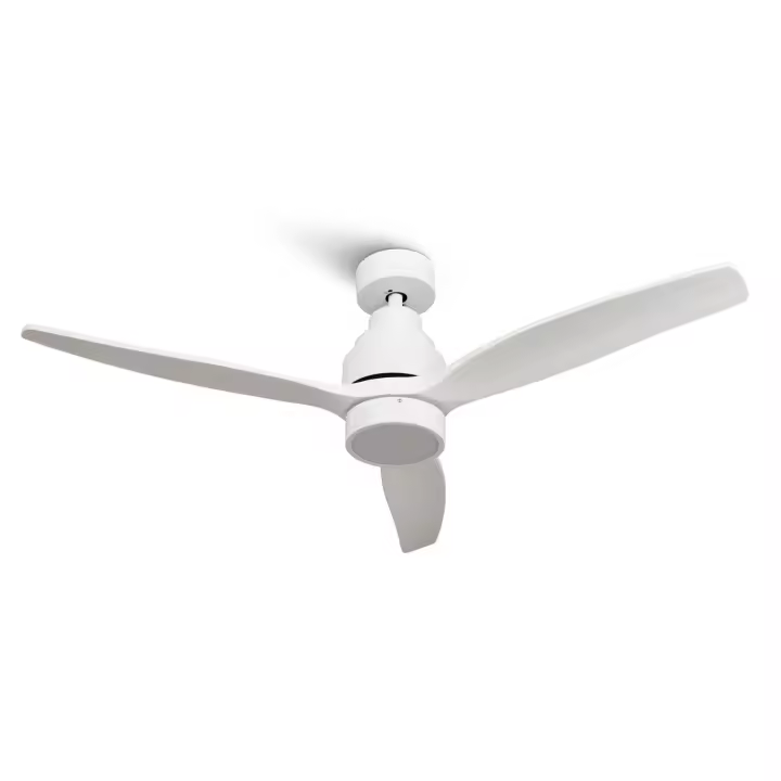 Mellerware - Ventilador de Techo con Luz y Mando a Distancia Brizy Bright. 40W. 6 Velocidades. Ultra silencioso. 3 Aspas 132 de Diámetro. Función Verano-Invierno. Temporizador. LED. Black - 1