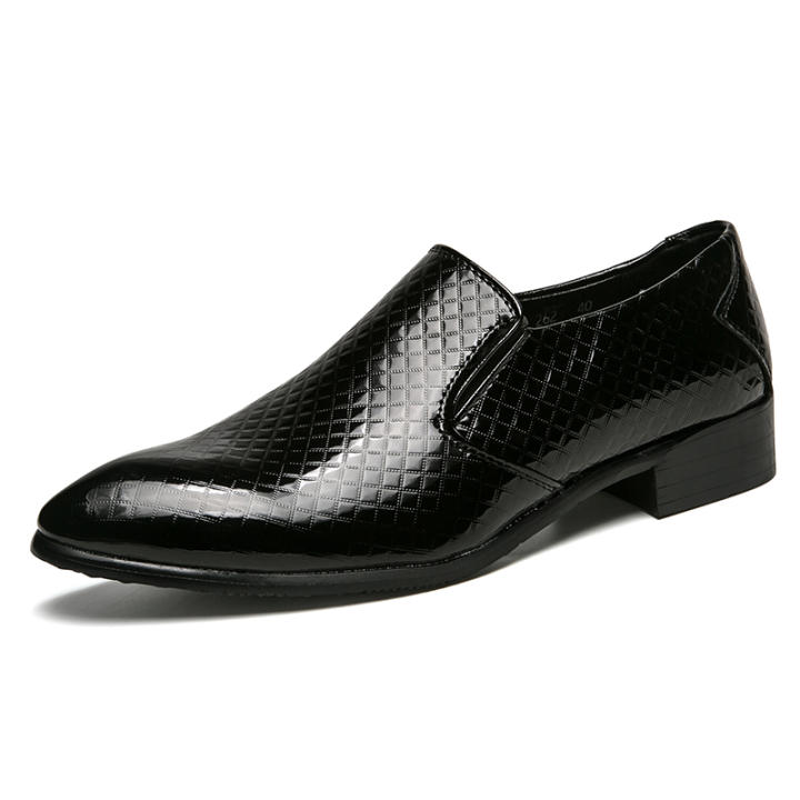 Shoes for men shoes leather shoes business dress shoes all-match casual shock-absorbing wear-resistant footwear large size