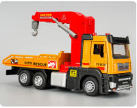 Modelo De Grúa De Transporte De Madera a Escala 1:32 Juguete De Vehículo De Ingeniería Con Música Y Luz Vehículo Metálico De Colección Regalos Para Niños Mayores De 14 Años - details 16