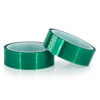 Cinta De Masquillage De Poliéster Verde a Alta Temperatura Con Adhesivo De Silicona Ideal Para Pintura Y Cobre En Polvo Tablas De Circuito - details 2