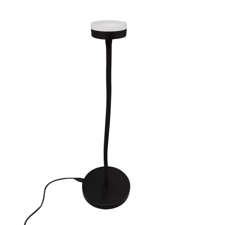 SpazioLuzio - Lámpara LED Flexible de carga USB Negro o Blanco - 1