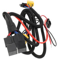 Kit De Alimentación De Faros Halógenos H4 Mejorador De Brillo De Luz LED Conexión De Cable Para Automóvil - details 6
