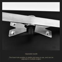 Jamonero profesional de acero inoxidable 304 - Soporte giratorio 360° para jamones ibéricos/pata negra/serrano, base antideslizante para una perfecta fijación - ideal para casa/bar/regalos - details 9