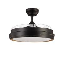 FABRILAMP Ventilador Dc Tempano Negro/madera 72w 3aspas 107d 7200lm 6vel 3000k,4500k,6000k Remoto+temporizador+memoria Incluye mando a distancia y dos tijas de 10 y 25 centímetro Productos originales calidad de confianza - details 4