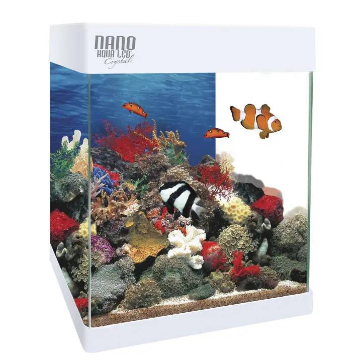 ICA Acuario Kit Nano Aqualed 20 Litros - Fácil Mantenimiento | Iluminación LED - 1