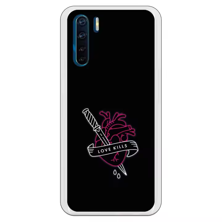 Funda compatible con Oppo A91 - Reno 3 - Love Kills - 1