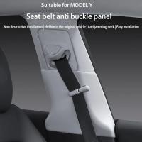 Ajustador De Cinturón De Seguridad Para Coche Para Tesla Model Y Limiter Anti-Neck Para Conductor Y Copiloto Panel Anti Cuello Con Freno De Cinturón - details 0