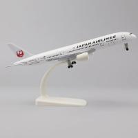 Modelo De Avión De Juguete De Aleación De Metal 20cm Air Japan Airlines B787 Airways Con Ruedas Kit De Construcción Para Colección - details 5