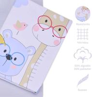 DECASATEXTIL Funda Nórdica Infantil Cama 90 -Juvenil – 3 Piezas – Funda nordica 150x255cm Bajera y Almohadón – Reversibles - Algodón/Poliéster- Suave Transpirable- YOGUI Gris Cama 90 - details 2