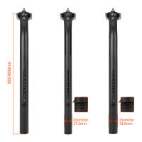 TOSEEK Poste De Silla De Bicicleta De Carbono Ligero 27.2/31.6mm Longitud 400mm Negro Mate MTB Road Bike Piezas De Tubo De Silla - details 4