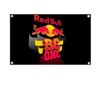 Bandera De Fiyera Roja De Racing Bull 1PC Poliéster Exterior Decoración De Habitación Estética Con Cuatro Agujeros Para Uso Publicitario - details 10