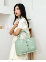 Bolso de lona con asa - Bolso mensajero de gran capacidad, bolso de hombro con múltiples bolsillos - details 2
