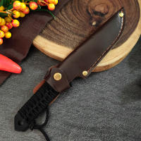 Cuchillo De Cocina Multipropósito Acero Inoxidable Mango De Cuerda BBQ Cuchillo De Carne Y Pescado Para Preparación De Alimentos - details 10