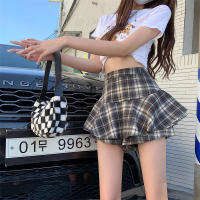 Falda Mini Tres Niveles Y2K Cintura Alta Tartán Volante Escocés Falda Skort Mujer Estilo Aesthetic Ropa Primavera Verano Otoño Invierno - details 17