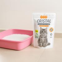 Cristal Toilette Cat 3.8L - Arena para Gatos 100% Natural con Fragancia a Limón | Control de Olores y Antibacterial libre de polvo - Yommy - details 1