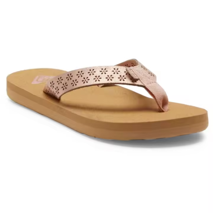 Sandalias Roxy modelo Rg Porto Motif en color Barely Pink - 1