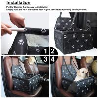 Silla De Apoyo Para Coche Para Perros De Alta Calidad Malla De Seguridad Para Puppies Asiento De Viaje Para Mascotas Plegable Y Estable - details 14
