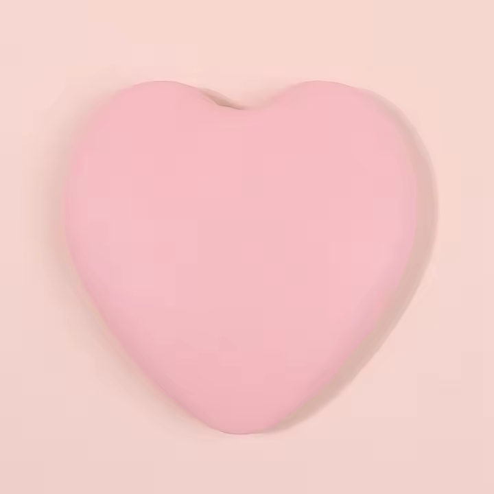 1 Pcs Almohadilla De Mano En Forma De Corazón Para Uñas Y Codos Cómoda Y Suave En Cuero Liso Herramienta De Uñas Con Almohadilla De Codo - 1
