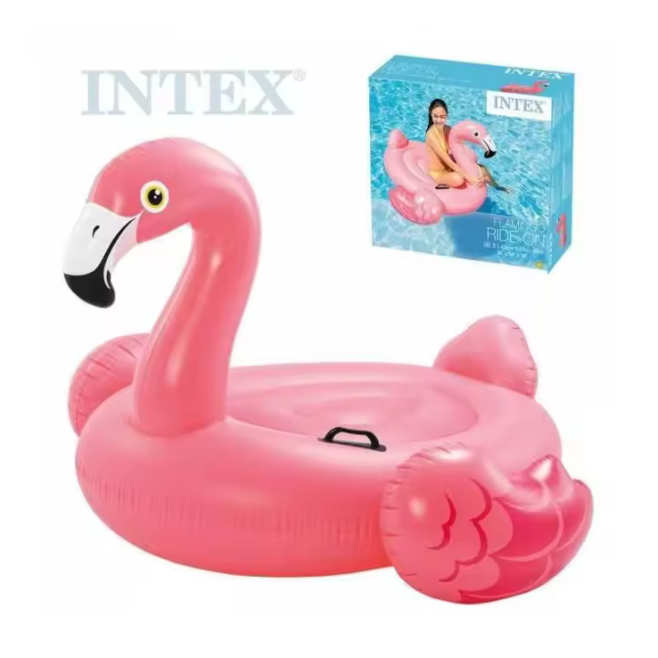 Colchoneta flamenco Hinchable de Intex (142x37x97cm) - 1