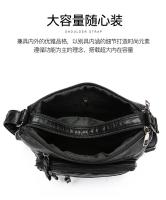 Bolso Bandolera De Cuero Suave Para Mujer 2024 Casual Con Múltiples Bolsillos Retro Bolso De Mano Para Damas Bolsos De Hombro - details 4