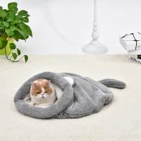 Cama De Gato Pequeño En Peluche Coral Cálido Para Perro Pequeño Sin Pelo Cama De Dormir Para Mascotas Material Suave Y Cálido - details 2