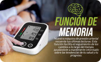 Tensiometro - Brazo Digital - Medidor De Tension Arterial - Carga USB Y/o Pilas - details 5