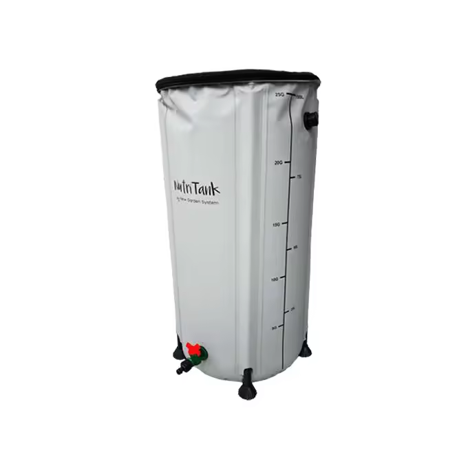 Nutritank 100 L MyPot Deposito flexible compacto para almacenar agua de riego con conexión a microtubo Aumenta la autonomia de riego 100 Litros - 1