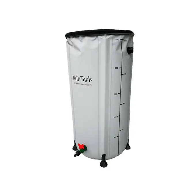 Nutritank 100 L MyPot Deposito flexible compacto para almacenar agua de riego con conexión a microtubo Aumenta la autonomia de riego 100 Litros - 1