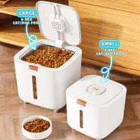 Barrel De Almacenamiento Para Alimentos De Mascotas Grande Sellado Impermeable Para Gatos Y Perros Plástico PP Estilo Moderno Universal 5L - details 6