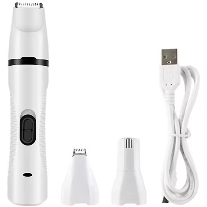 Pet Hair Trimmer, 3 In 1 Pet Hair Trimmer Usb Rechargeable, Nail Trimmer For Trimming Paw, Ears, Eyes, Face - 1