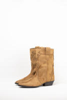 Paloma Wang Botas cowboy mujer combinadas con tacón bajo - details 24