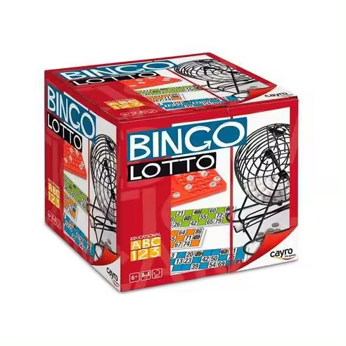 Cayro Bingo Lotto Metal 90 Bolas 48 Cartones Juego de Mesa Familiar - 1