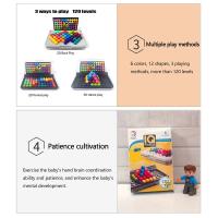Juego De Puzzle 3D Clásico Pirámide Plateada Con 120 Desafíos Juguete Montessori Para Desarrollar La Lógica Y El Pensamiento Para Niños Y Niñas De 3 a 14 Años - details 15