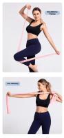 Banda De Resistencia Portátil Para Yoga Y Pilates Entrenamiento De Estiramiento Largo Para Terapia Física Y Fortalecimiento De La Masa Baja Ejercicio Elástico Para El Hogar - details 9