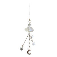 Colgante De Teléfono Simple Nube Transparente Accesorio De Decoración Para Móvil Y Mochila Cadena Antipérdida De Acrílico Regalo Dulce Para Mujer - details 5