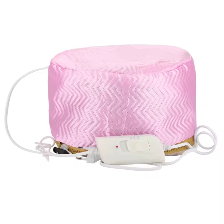Gorro de seco de vapor para el Cabello, calefacción Eléctrica, tratamiento nutritivo para SPA, Salón en casa, cuidado del Cabello, aire acondicionado Profundo - 1