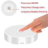Lámpara Nocturna USB Recargable LED Para Armario De Cocina Escalera Luz De Armario Botón De Encendido Sin Cable - details 2