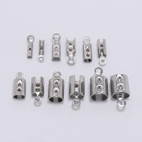 30/50pcs Cuerdas De Acero Inoxidable Doradas Para Pulseras Y Collares Joyería Hecha a Mano Con Tiras De Cierre De Capuchón Y Clip - details 13