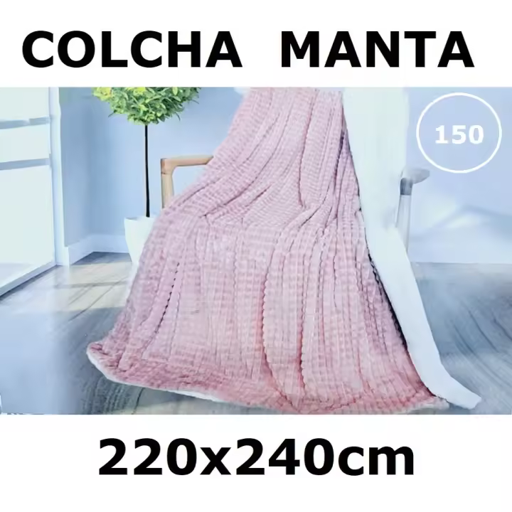 COLCHA MANTA SHERPALINA COFLOR 220X240CM,cm,fespu - 1