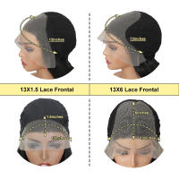 Pelucas Sintéticas De Encaje Frontal X-TRESS Para Mujer Color Negro Textura Larga Recta Densidad 150% Uso Diario Capa Promedio - details 6