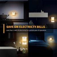Lámpara LED De Sensor De Movimiento Para Habitación De Niños Con Sensor De Atardecer Hasta Medianoche Luz Nocturna Dimmable Sin Cable Eficiente Energéticamente Con Enchufe UK EU Para Pasillo - details 10