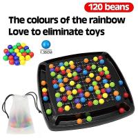 Bola de Arco Iris juego de Juguete colorido Divertido rompecabezas juego de Mesa de Ajedrez con 80 unids CUENTA DE Colores juego de Cerebro inteligente Juguete Educativo - details 0