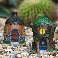 Figuras De Resina De Setas Y Nogal Estatua De Casa Para Jardín Accesorios De Micro Paisaje Decoración De Jardín Escultura Para El Hogar - details 1