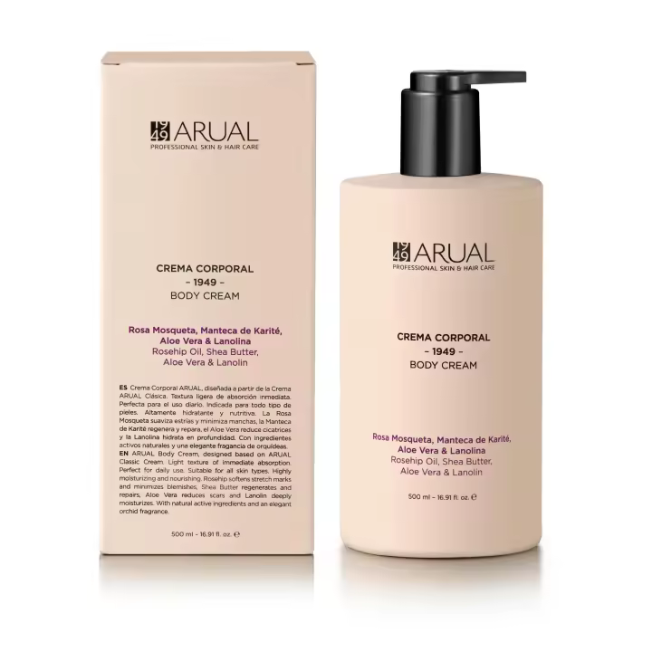 Crema Corporal Arual Hidratante con Aroma a Orquídeas - 500ml - 1