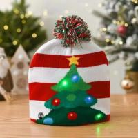 Gorro Navideño De Lana Con Luces LED Unisexo Gorro De Invierno Con LEDs Coloridos Para Año Nuevo Xmas Accesorio Electrónico Para La Navidad - details 7