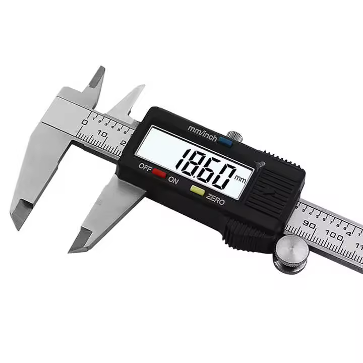 Calibrador Vernier de 4 pulgadas, calibrador deslizante de bolsillo de 0 a 150 mm, micrómetro, herramienta de medición, regla para trabajos de bricolaje - 1