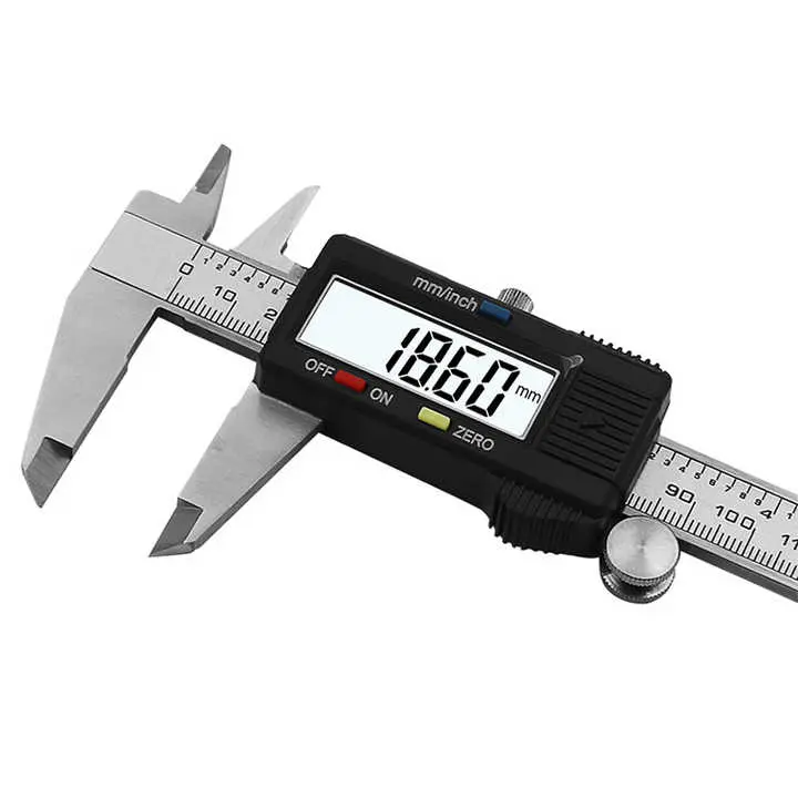 Calibrador Vernier de 4 pulgadas, calibrador deslizante de bolsillo de 0 a 150 mm, micrómetro, herramienta de medición, regla para trabajos de bricolaje - 1
