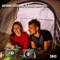 Altavoz S843 Transparente 15W Potente - Wireless Speaker con Bluetooth 5.3, Iluminación RGB LED, Función TWS, Radio FM Integrada, Batería Duradera 2400mAh, Reproducción Extendida, Carga Tipo C, Alcance 15M - details 1
