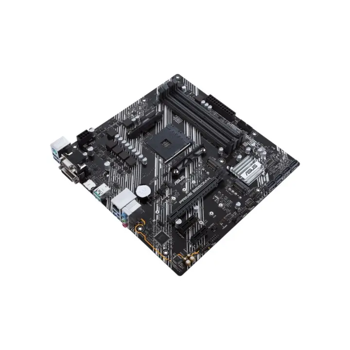 Asus - Placa base 90MB14V0-M0EAY0 para PC compatible con AMD Ryzen 3.ª generación socket AM4, 4 ranuras DDR4 hasta 128 GB, M.2 y SATA - 1