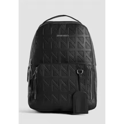 Mochila Antony Morato negra piel - 1